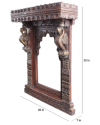 Solid Wood Rajputana Jharokha Solid Wood Rajputana Jharokha
